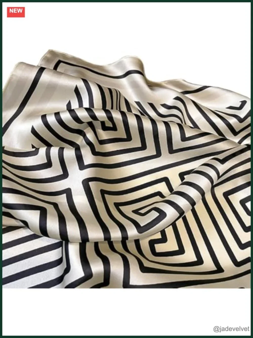 100% Mulberry Silk Scarf for Hair 27x27 Square Neckerchief Headscarf
